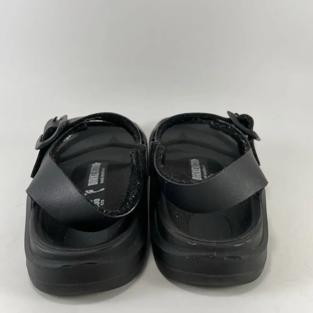Birkenstock EVA Milano Sandals Kids Size 31/US 13-13.5 Black Waterproof Slides